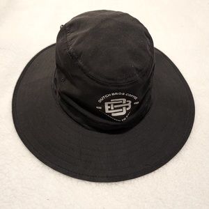 Wide brim Dutch bros hat